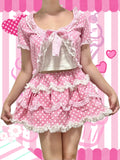 Polka Dot Cupcake Set