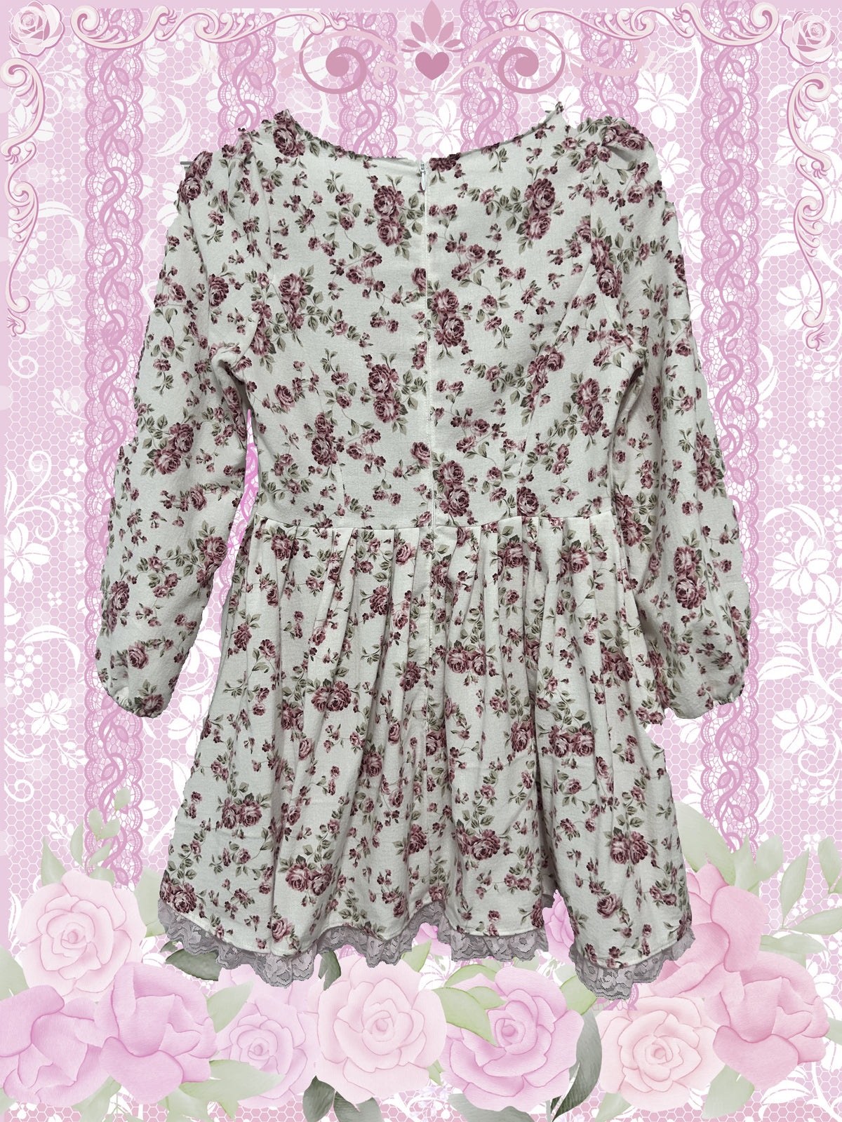 Rose Ribbon Long Sleeve